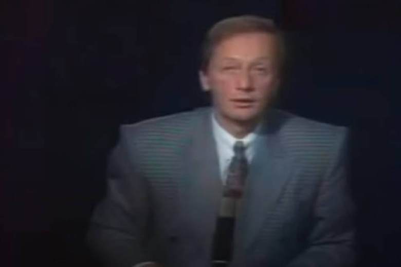 Новогоднее обращение Михаила Задорнова 31 декабря 1991 г. Фото: youtube.com