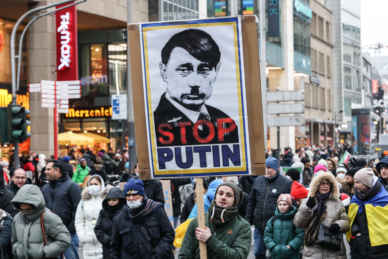 Акция в поддержку Украины в Германии