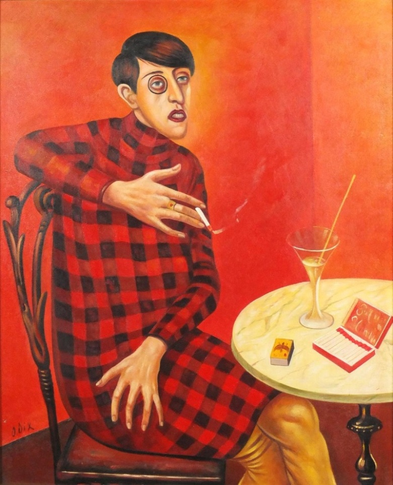 Отто Дикс. Портрет журналистки Сильвии фон Харден. Германия, 1926