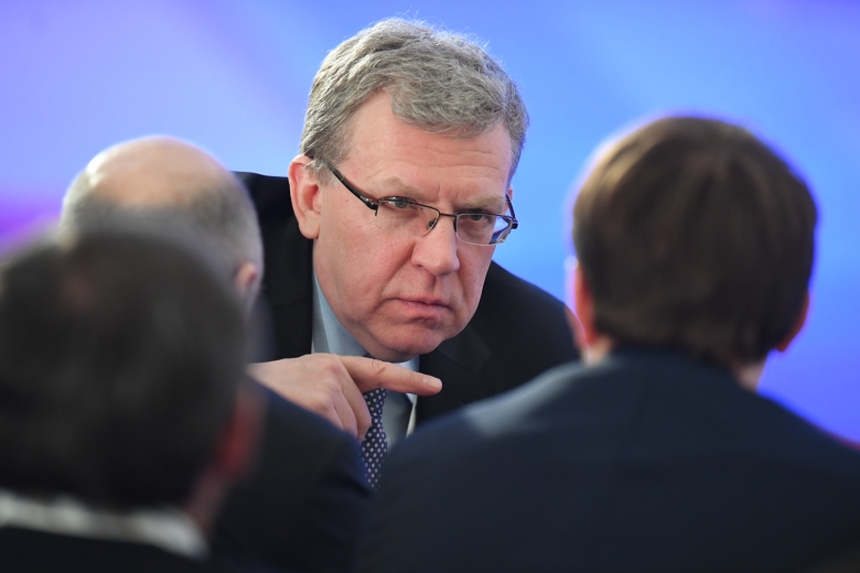 Алексей Кудрин на съезде Российского союза промышленников и предпринимателей. Фото: Илья Питалев / РИА Новости