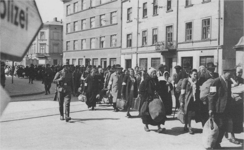 Депортация евреев из Краковского гетто, март 1943