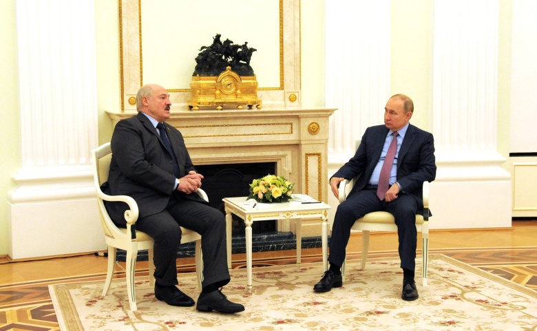 Александр Лукашенко и Владимир Путин