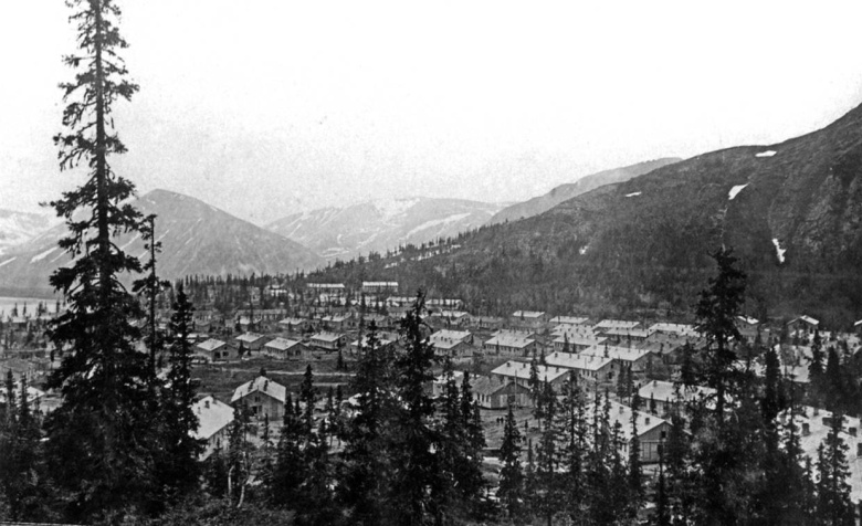Город Хибиногорск (сегодня Кировск) в 1932 г.