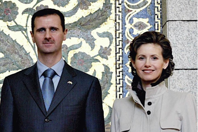 Башар и Асма Асад. Фото: wikipedia.org