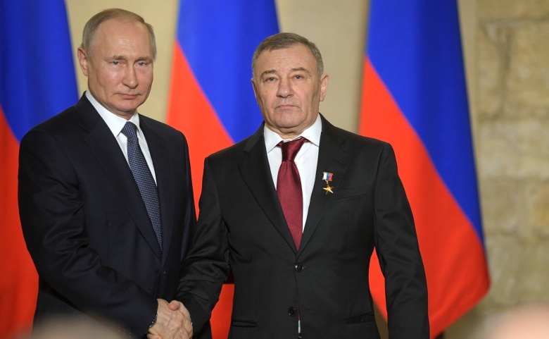 Владимир Путин и Аркадий Ротенберг