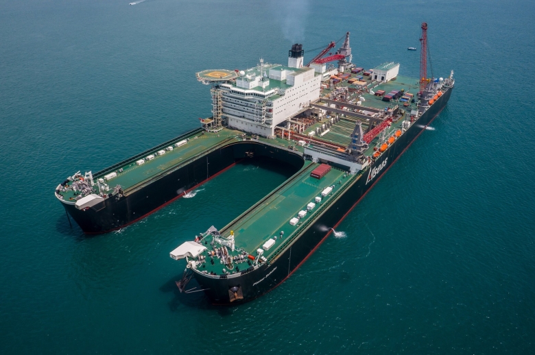 Pioneering spirit — крупнейшее в мире судно, принадлежащее швейцарской компании Allseas