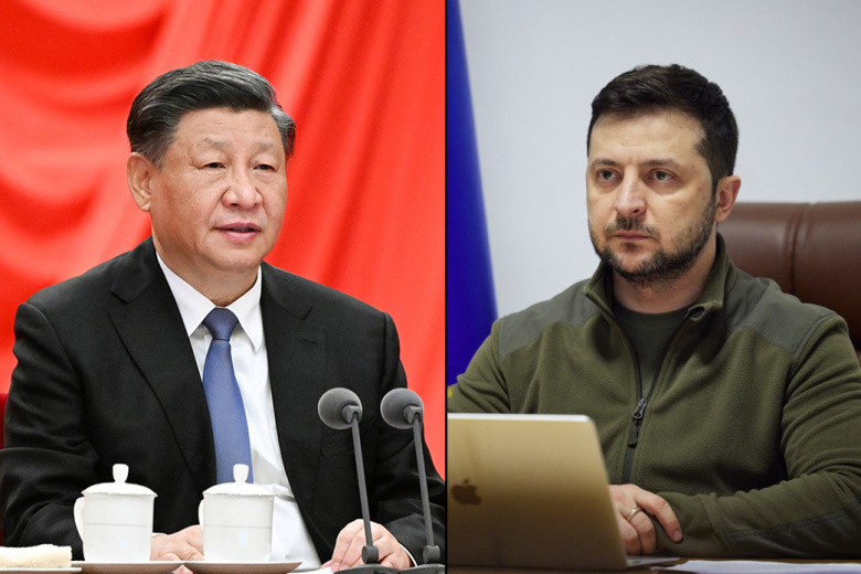 Си Цзиньпин и Владимир Зеленский