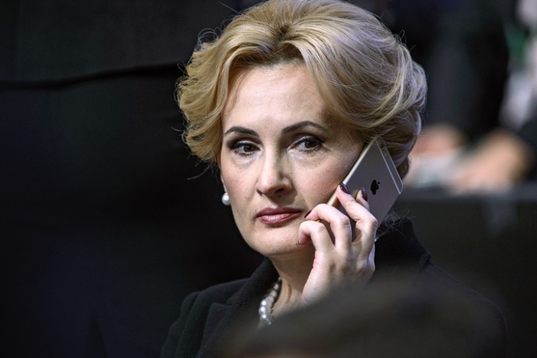 Ирина Яровая во время конференции.  Фото: Дмитрий Азаров / Коммерсантъ