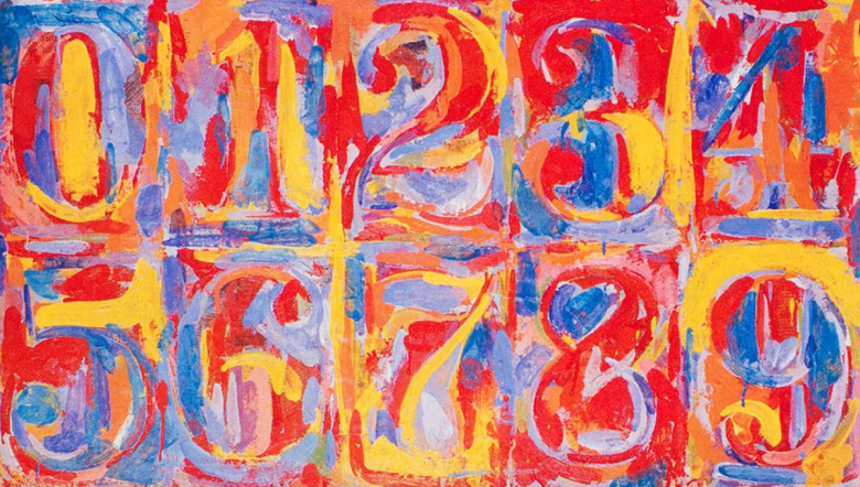 Джаспер Джонс. От нуля до девяти. 1961