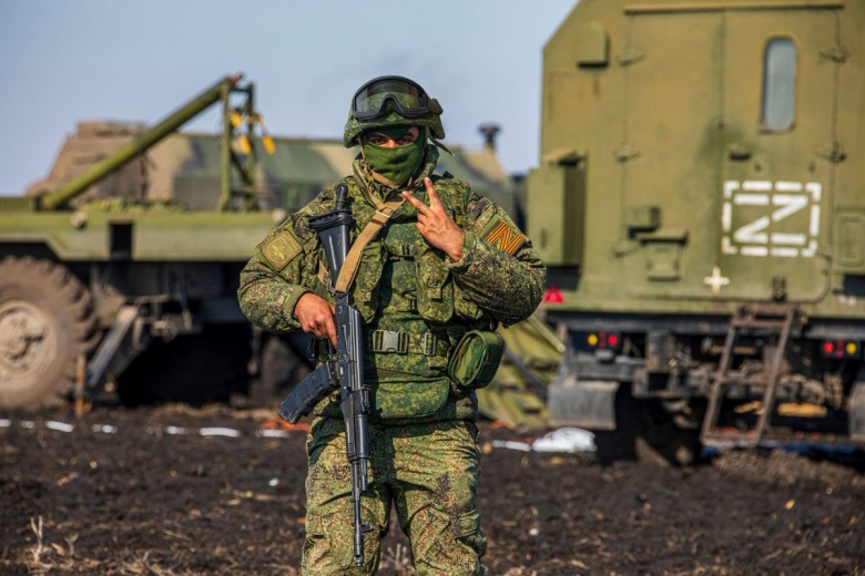 Российский военнослужащий в Украине, март 2022 года