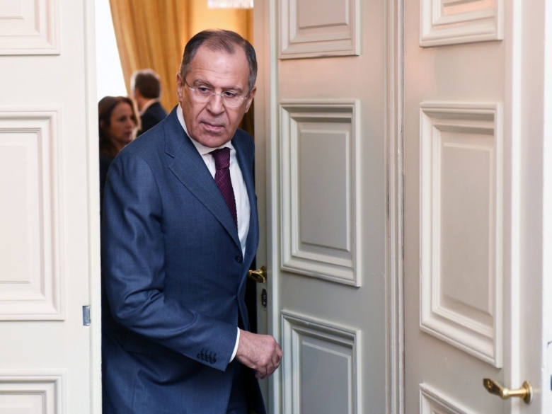 Министр иностранных дел России Сергей Лавров на 51-й Мюнхенской конференции по безопасности.