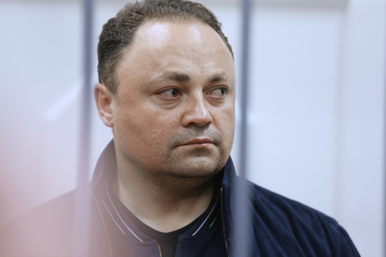 Мэр Владивостока Игорь Пушкарев в Басманном суде Москвы.