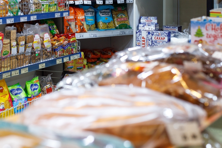 Продукты в одном из российских магазинов
