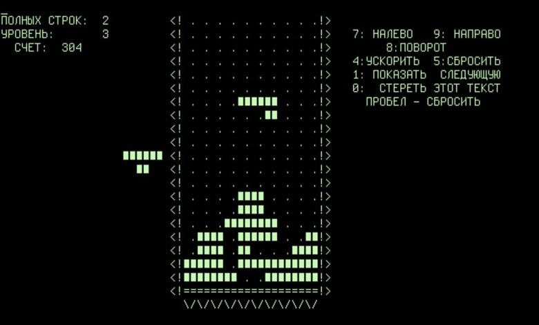 Тетрис образца 1984 года
