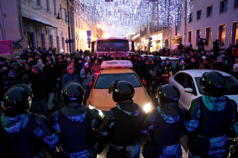 Акция протеста в Москве