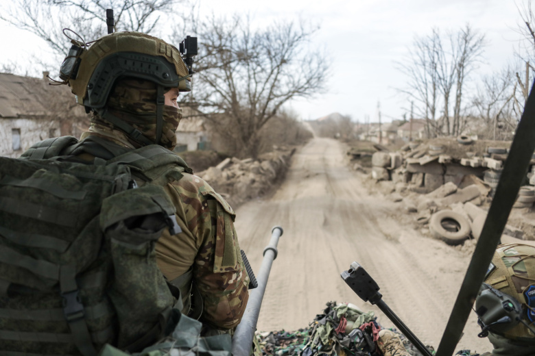 Российские военнослужащие в Донбассе
