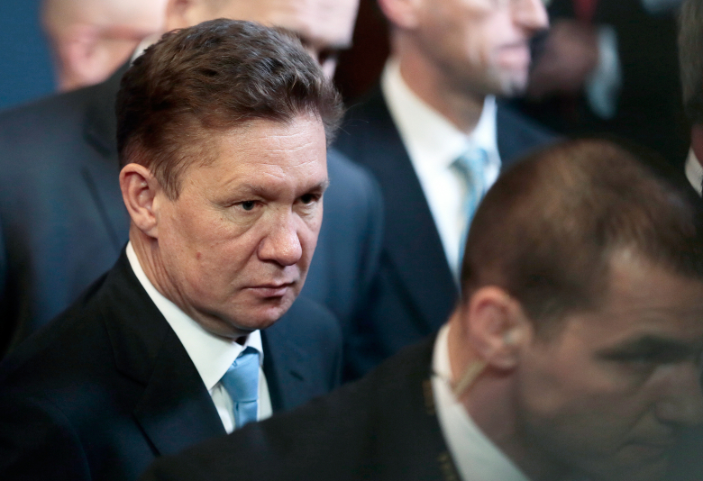 Алексей Миллер на церемонии подписания совместных российско-венгерских документов.