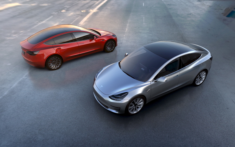 Tesla Model 3.