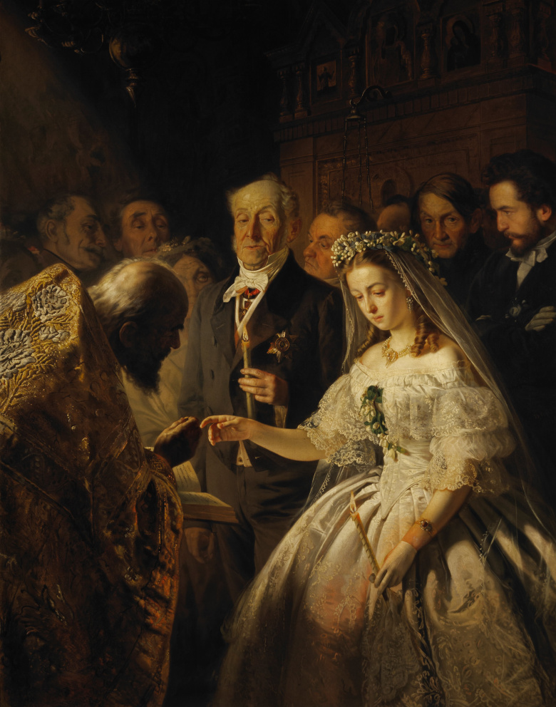 Василий Пукирев. Неравный брак. 1862. ГТГ.
