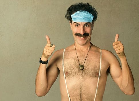 Саша Барон Коэн в фильме «Борат-2»