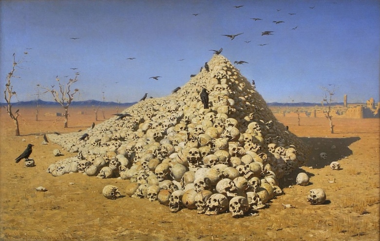 Василий Верещагин, "Апофеоз войны", 1871.