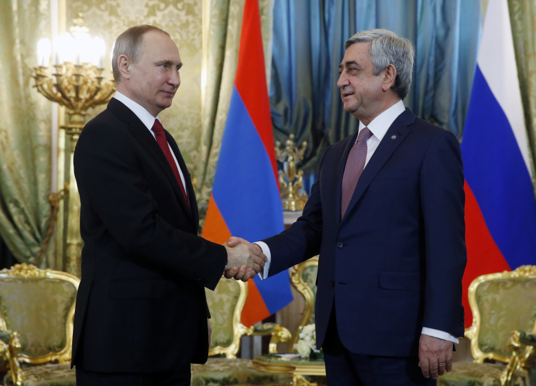 Владимир Путин и Серж Саргсян, 2017 год. Фото: Sergei Chirikov / Reuters