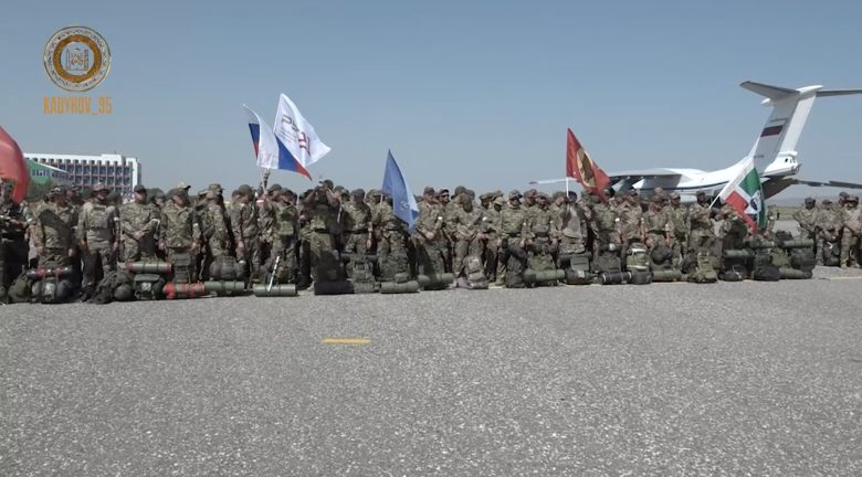 Отправка «добровольцев» из Чечни на войну в Украину