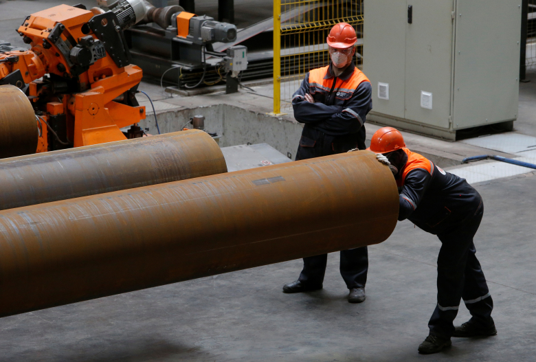 Загорский трубный завод, где производят трубы для Газпрома. Фото: Sergei Karpukhin / Reuters