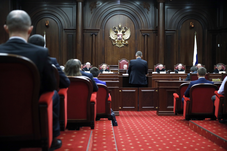Конституционный суд РФ завершил слушания о возможности исполнения решения ЕСПЧ по ЮКОСу, 15 декабря 2016 года. Фото: Александр Николаев / Интерпресс / ТАСС