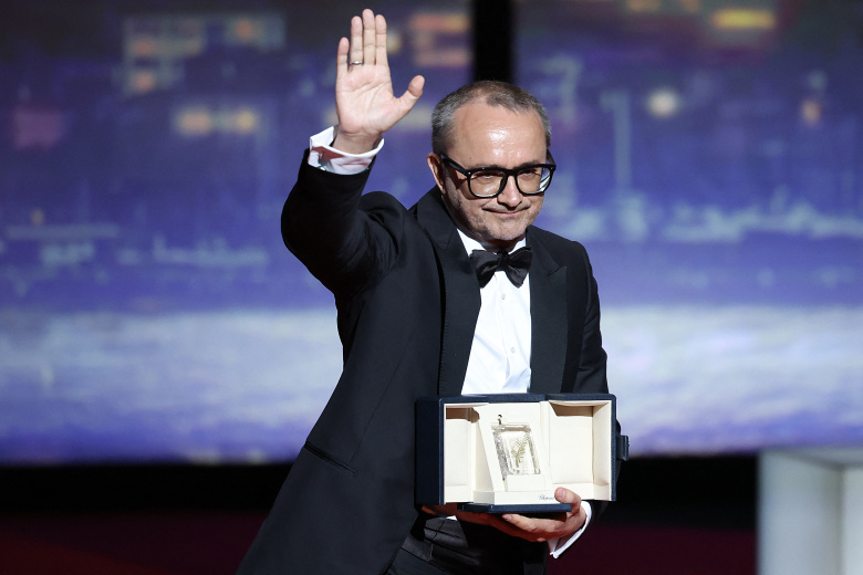 Андрей Звягинцев во время церемонии закрытия 79-го Каннского кинофестиваля, 23 мая 2026 года
