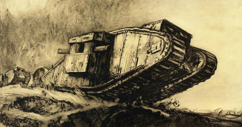 Мьюрхэд Боун. Танк. 1918