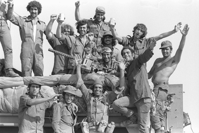 Израильские солдаты в 1973 году