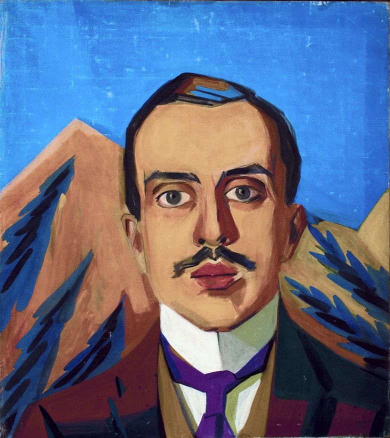 М.С. Сарьян. Потрет Ивана Щукина. 1911. Частное собрание, Санкт-Петербург. Ранее – собрание И.Д. Афанасьева, Ленинград
