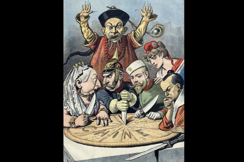 Раздел Китая европейскими державами и Японией. Карикатура 1890-х годов