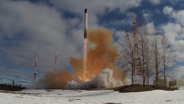 Испытательный запуск ракеты «Сармат»