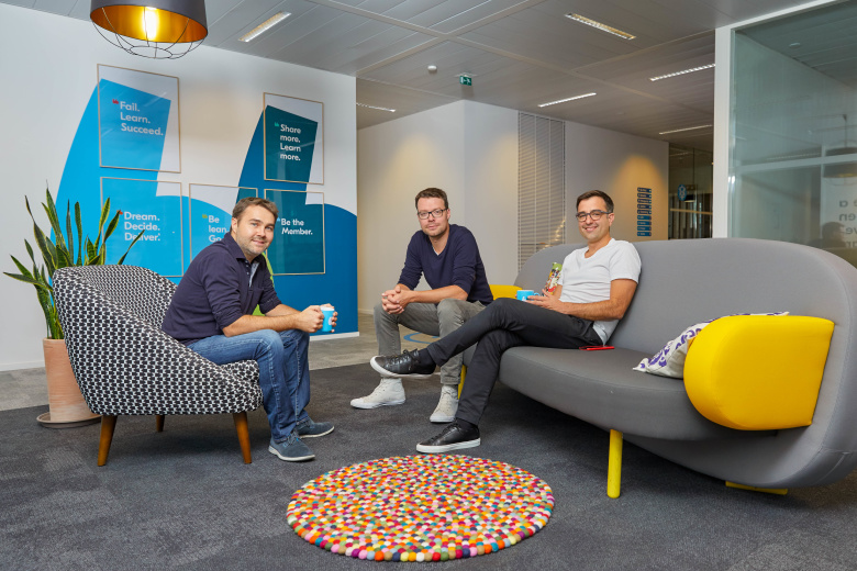 Основатели BlaBlaCar (слева направо): Фредерик Мазелла, Франсис Наппез и Николя Брюссон