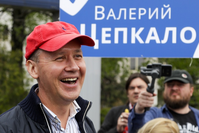 Бывший глава Парка высоких технологий Валерий Цепкало -  один из независимых кандидатов в президенты, которому пришлось покинуть Беларусь из-за угрозы ареста. Фото: Sergei Grits / AP / TASS