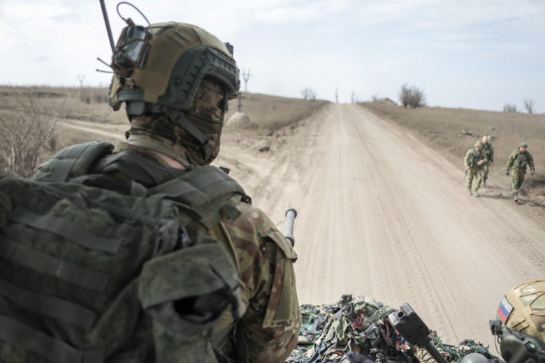 Российский военнослужащий в Украине