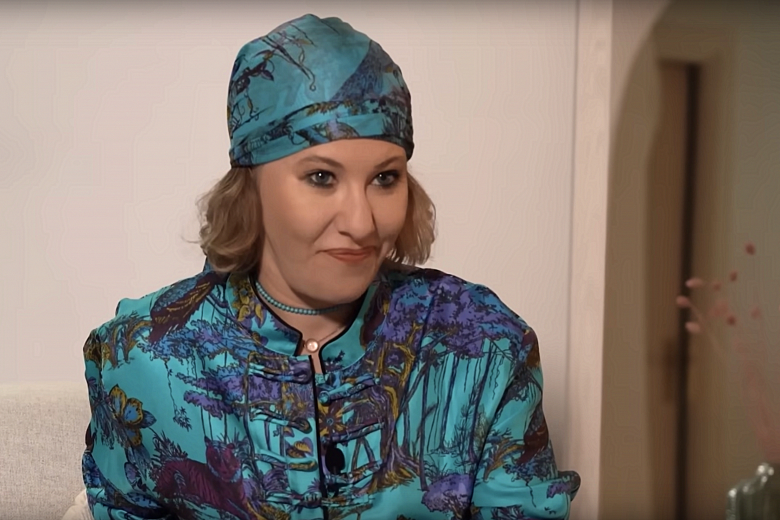 Ксения Собчак берёт интервью у Алексея Панина