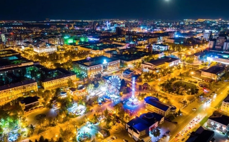 Ночная Тюмень
