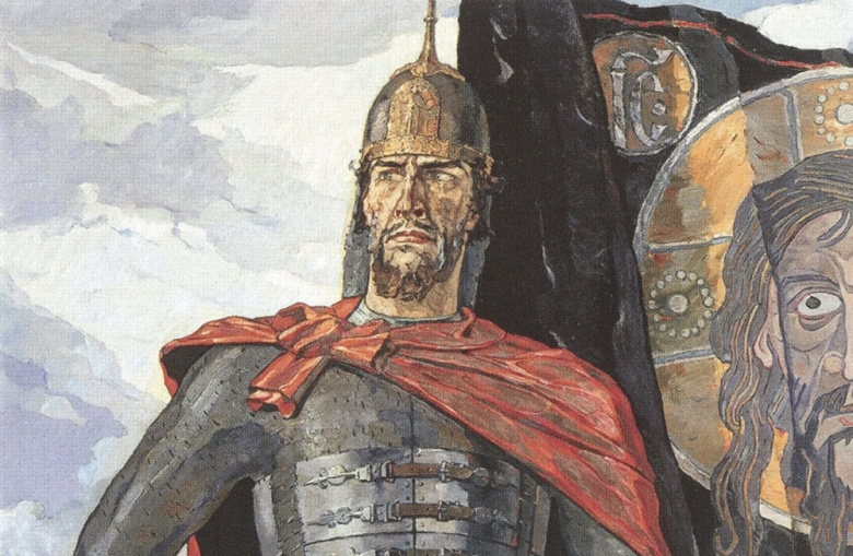 Александр Невский. Фрагмент картины Павла Корина, 1942