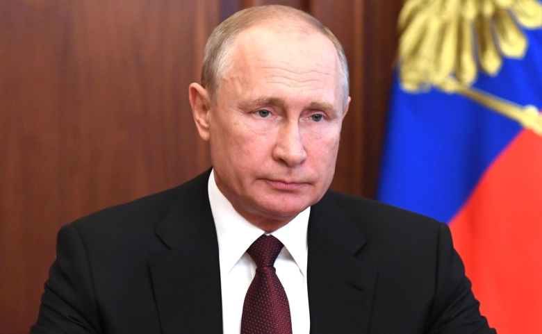 Владимир Путин обращается к гражданам. 23 июня 2020 года. Фото: Kremlin.ru