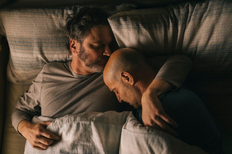 Стэнли Туччи и Колин Фёрт в фильме «Супернова»