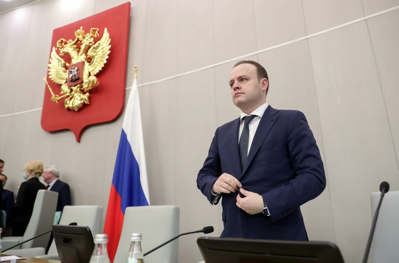 Заместитель Председателя Государственной Думы Владислав Даванков. Первое пленарное заседание Государственной думы VIII созыва, 12 октября 2021 года