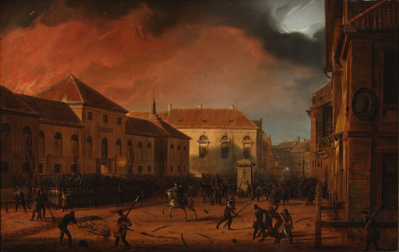 Марцин Залеский. Взятие варшавского арсенала. 1831 год.
