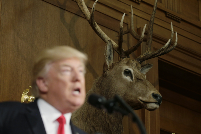 Президент США Дональд Трамп в Вашингтоне. Фото: Kevin Lamarque / Reuters