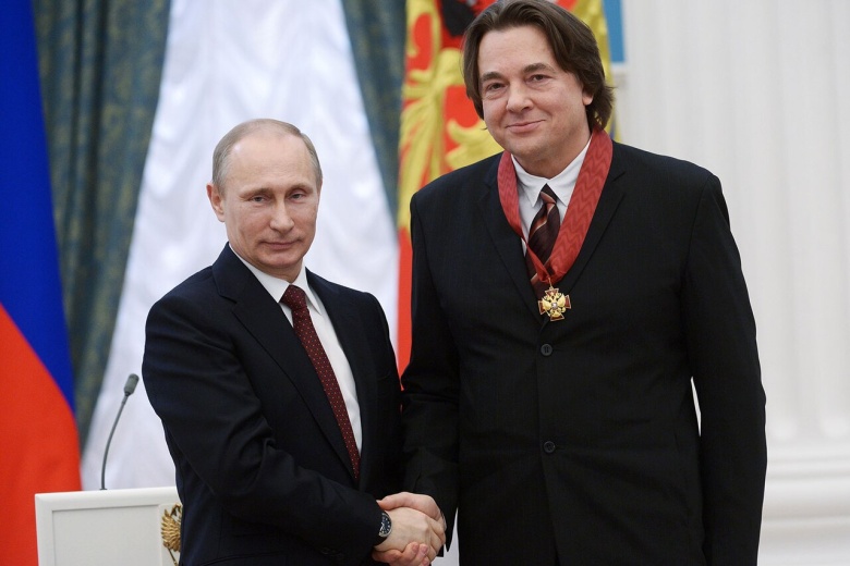 Владимир Путин и Константин Эрнст