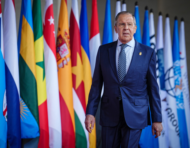 Сергей Лавров на саммите G20 в Нуса-Дуа, Индонезия, 15 ноября 2022 года