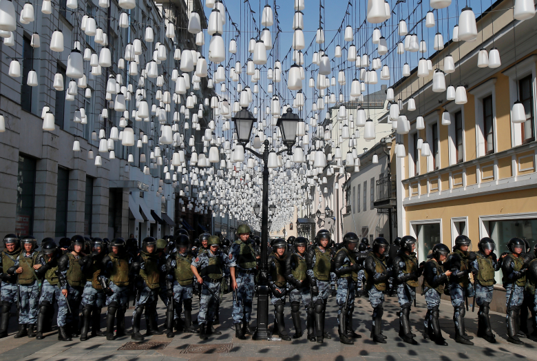 Протесты в Москве. Фото: Maxim Shemetov / Reuters