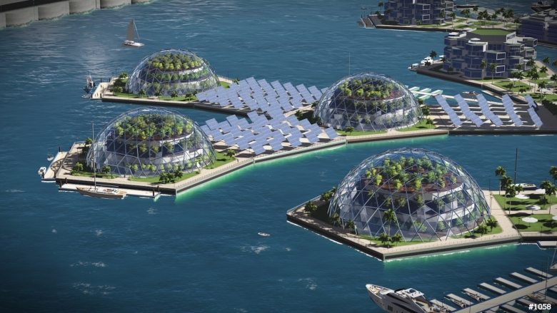 Артизанополис. Иллюстрация: The Seasteading Institute, Gabriel Scheare, Luke & Lourdes Crowley, and Patrick White (Roark 3D)